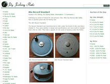 Tablet Screenshot of flyfishing-reels.com